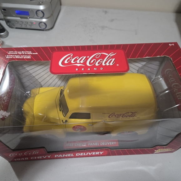 Coca-Cola 1948 Chevy Panel Delivery Diecast - Yellow